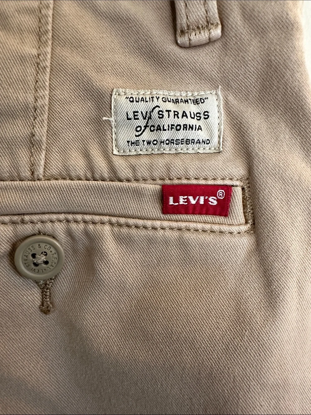 Levi's Beige Slim Taper Chino Pants